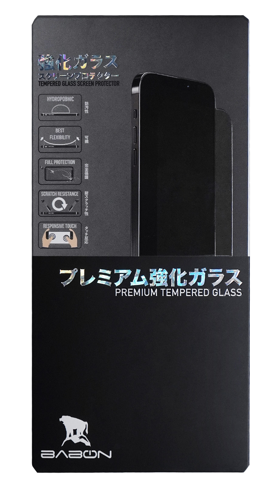 BOX tempered glass babon